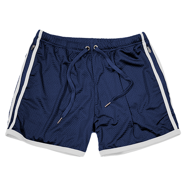 WOOF Commando Safe Nylon Mesh Gym Shorts with Zipper Pockets